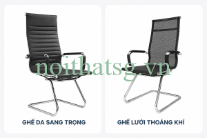 So Sánh 2 dòng Ghế Lưới Và Ghế Da: Nên Chọn Mẫu Nào Cho Văn Phòng?