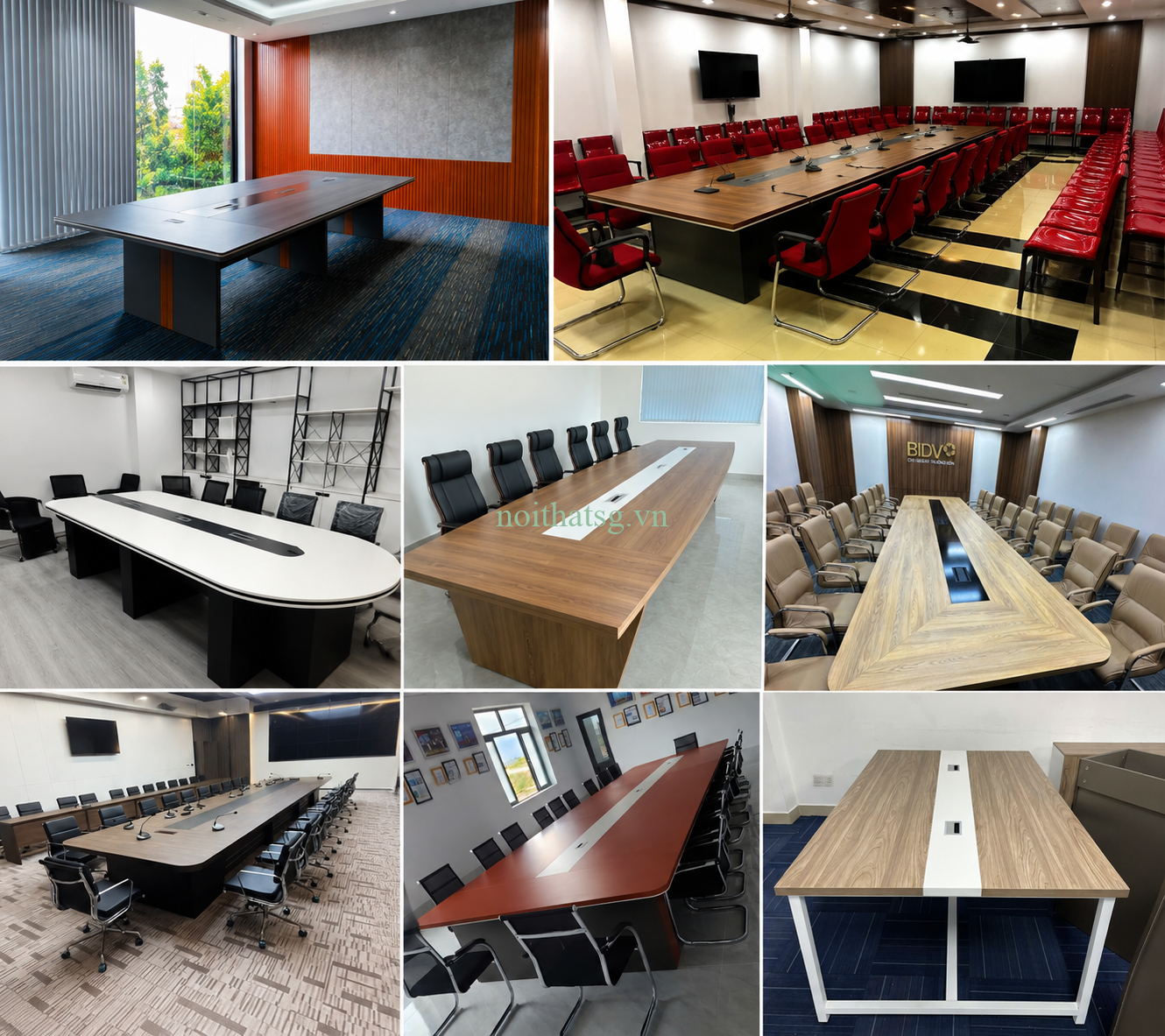 Bàn Họp Văn Phòng Hiện Đại: Giải Pháp Nâng Tầm Đẳng Cấp Không Gian Hội Nghị 3 Bàn Họp Văn Phòng Hiện Đại: Giải Pháp Nâng Tầm Đẳng Cấp Không Gian Hội Nghị