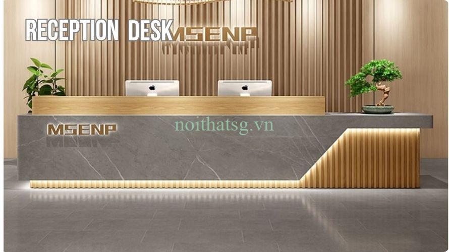 Thiết kế nội thất Quầy lễ tân