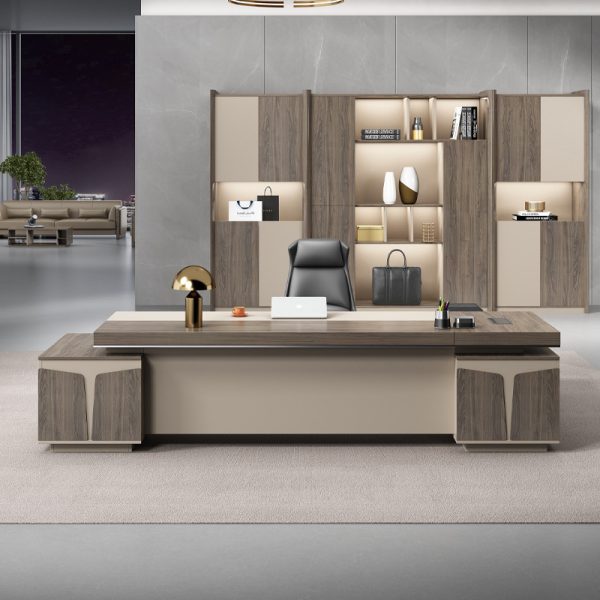 Ảnh mô tả sản phẩm - Bàn giám đốc hiện đại nhập khẩu BNK06