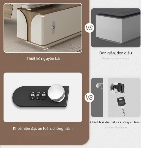 Ảnh mô tả sản phẩm - Bàn giám đốc hiện đại nhập khẩu STREAM