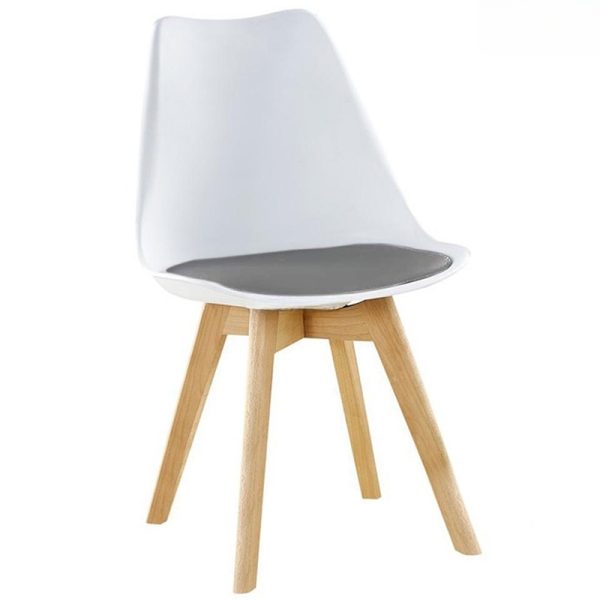 Ảnh sản phẩm Ghế cafe Eames đệm bọc da J5-T-D