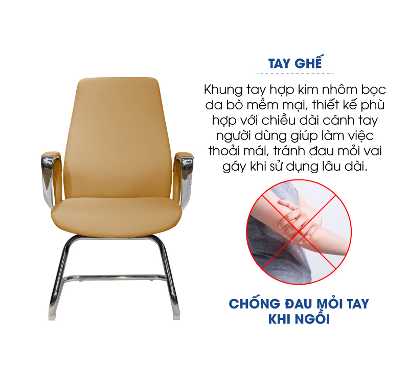Ảnh mô tả sản phẩm - Ghế da Antlia AN-2106C