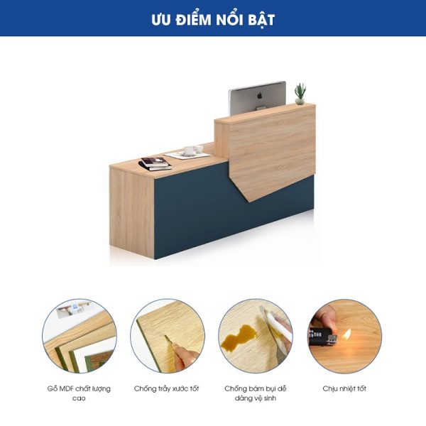 Ảnh sản phẩm Quầy lễ tân QLT02 - 2