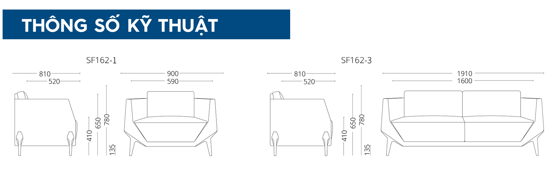 Ảnh mô tả sản phẩm - Sofa da cao cấp SF162