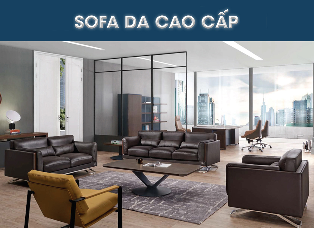 Ảnh mô tả sản phẩm - Sofa da cao cấp SF173