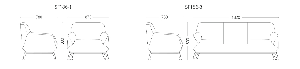 Ảnh mô tả sản phẩm - Sofa da cao cấp SF186