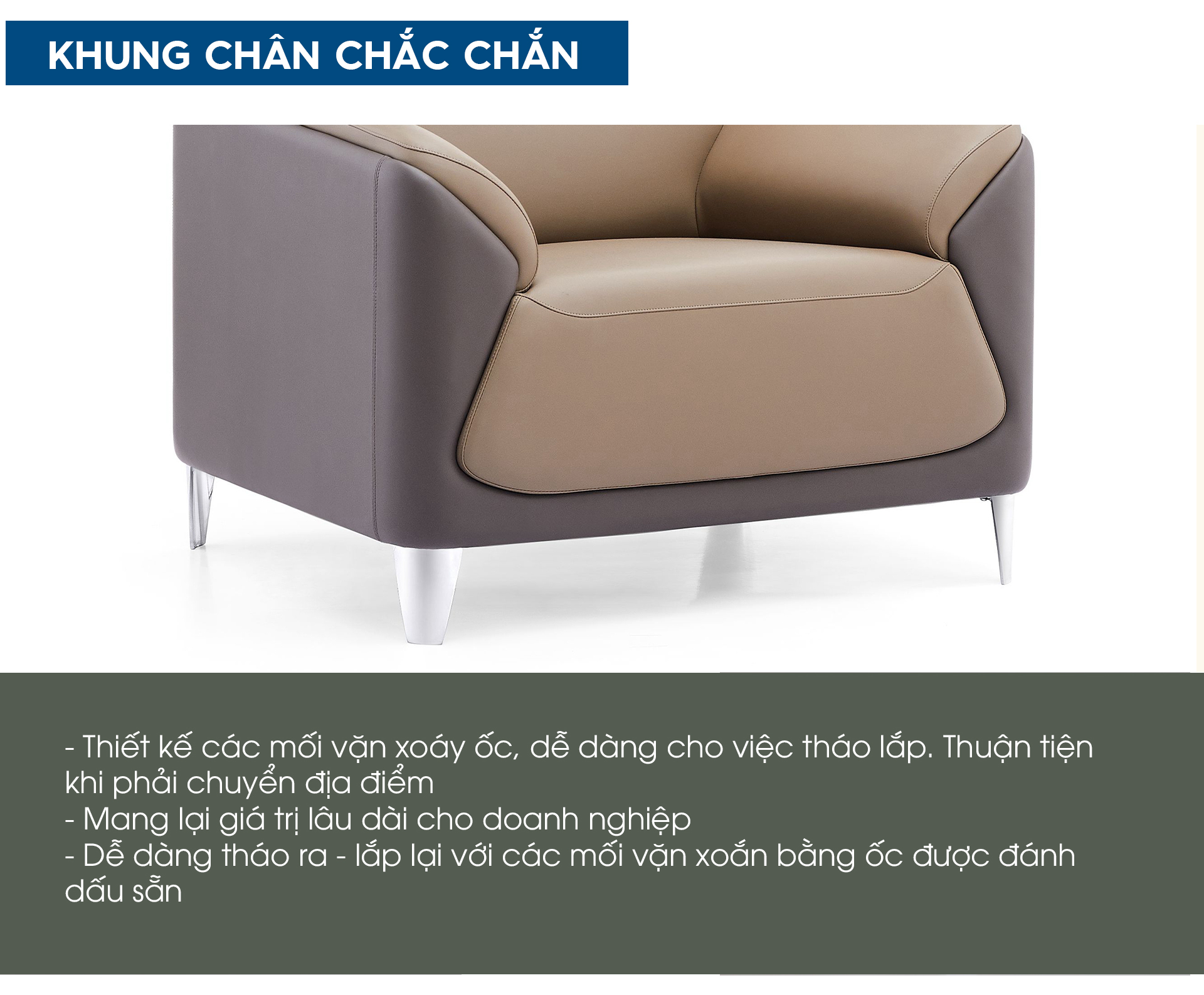 Ảnh mô tả sản phẩm - Sofa da cao cấp SF188