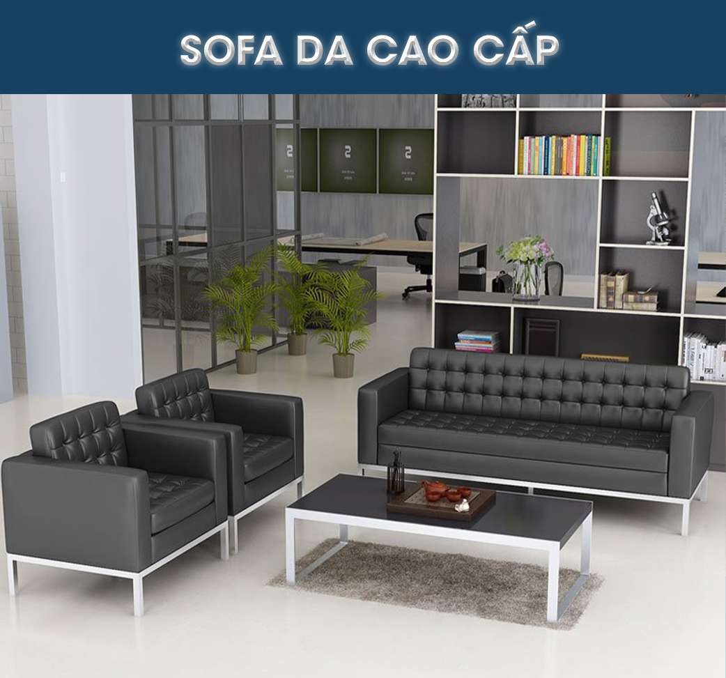 Ảnh mô tả sản phẩm - Sofa da cao cấp SF216