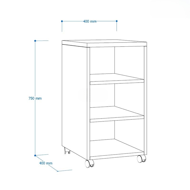 Ảnh mô tả sản phẩm - Tủ phụ di động TP11-N