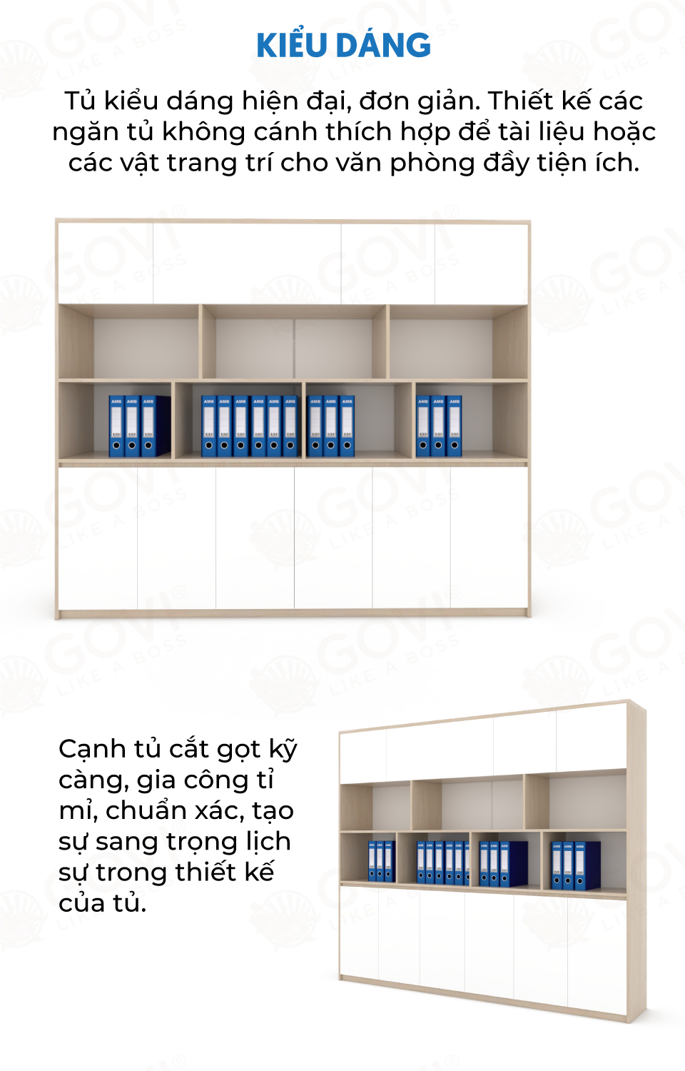 Ảnh mô tả sản phẩm - Tủ tài liệu Classic CL200-14T