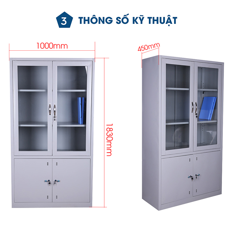 Ảnh mô tả sản phẩm - Tủ sắt tài liệu TL01