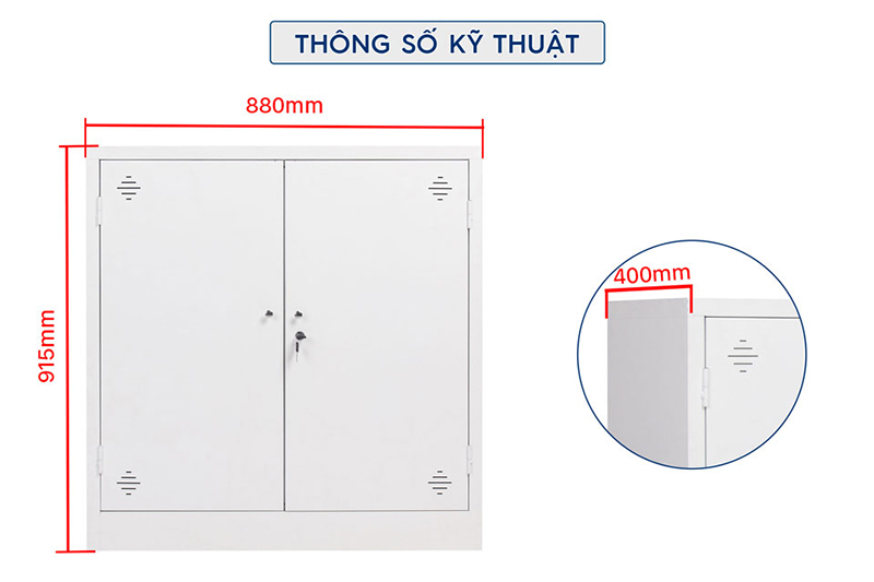 Ảnh mô tả sản phẩm - Tủ tài liệu sắt TL08